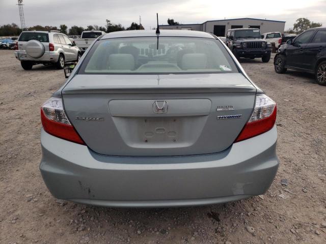 Photo 6 from auction – 2012 HONDA CIVIC HYBR with VIN JHMFB4F21CS005994