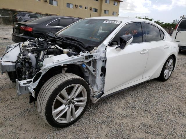 LEXUS IS 300 2021 with VIN JTHAA1D25M5110195 - Photo from auction