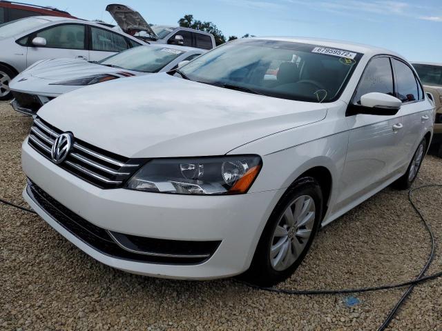 VOLKSWAGEN PASSAT S 2013 with VIN 1VWAH7A36DC044956 - Photo from auction