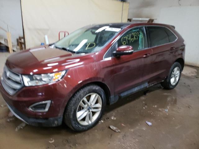FORD EDGE SEL 2016 with VIN 2FMPK4J91GBB71857 - Photo from auction