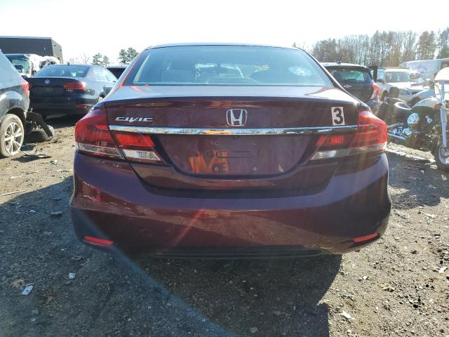 Photo 6 from auction – 2014 HONDA CIVIC LX with VIN 19XFB2F5XEE213541