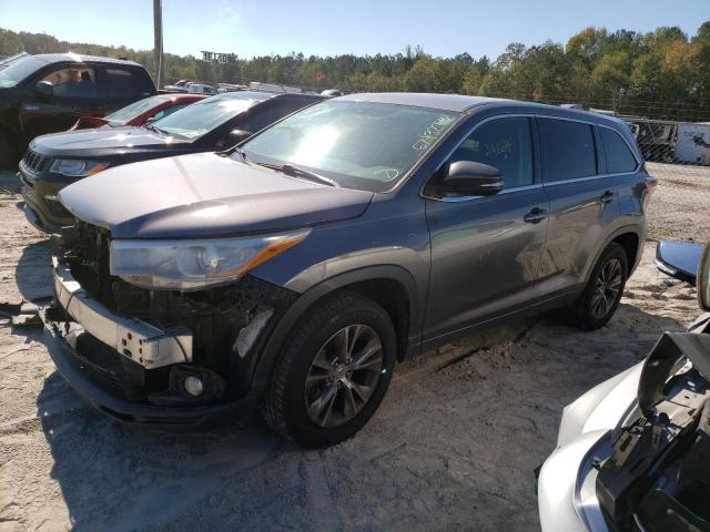 TOYOTA HIGHLANDER 2015 with VIN 5TDZKRFH9FS093402 - Photo from auction