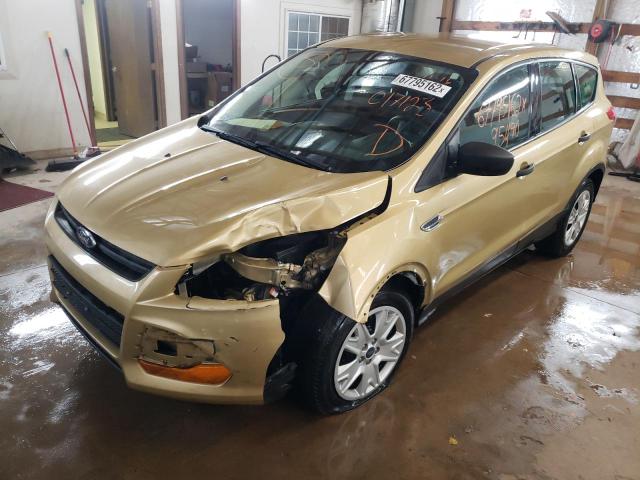FORD ESCAPE S 2014 with VIN 1FMCU0F71EUC17123 - Photo from auction
