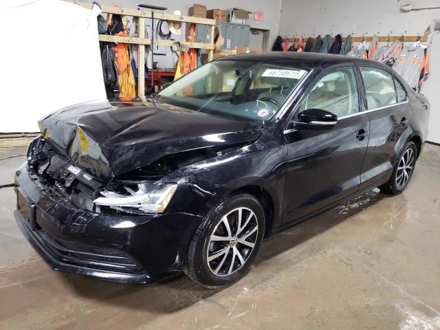 VOLKSWAGEN JETTA SE 2017 with VIN 3VWDB7AJ1HM270744 - Photo from auction