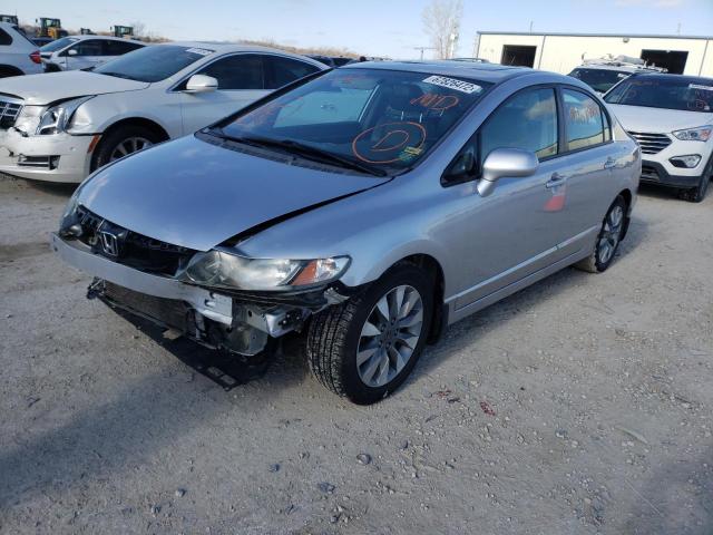 HONDA CIVIC EXL 2010 with VIN 19XFA1F9XAE011342 - Photo from auction