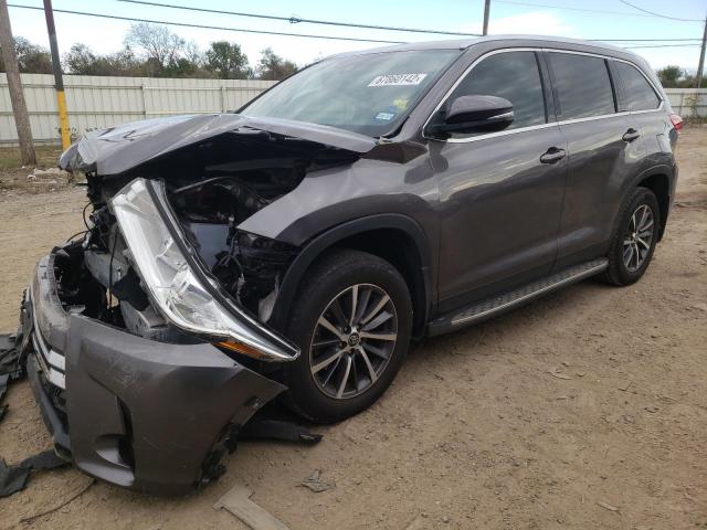 Photo 1 from auction – 2019 TOYOTA HIGHLANDER with VIN 5TDKZRFHXKS571382