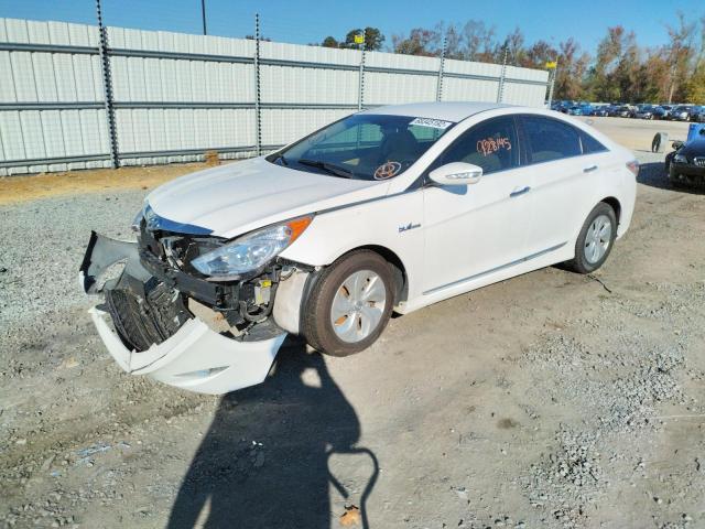 HYUNDAI SONATA HYB 2015 with VIN KMHEC4A4XFA133630 - Photo from auction