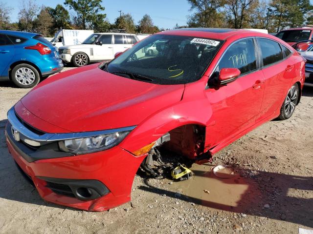 HONDA CIVIC EXL 2017 with VIN 2HGFC1F76HH643134 - Photo from auction