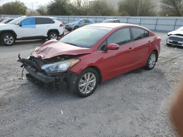 KIA FORTE LX 2014 with VIN KNAFX4A67E5162618 - Photo from auction
