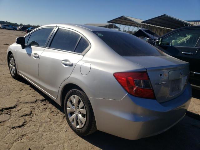Photo 2 from auction – 2012 HONDA CIVIC LX with VIN 19XFB2F54CE371905
