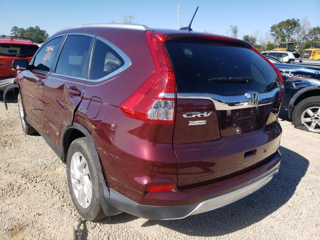 Photo 2 from auction – 2016 HONDA CR-V EXL with VIN 2HKRM3H70GH537320