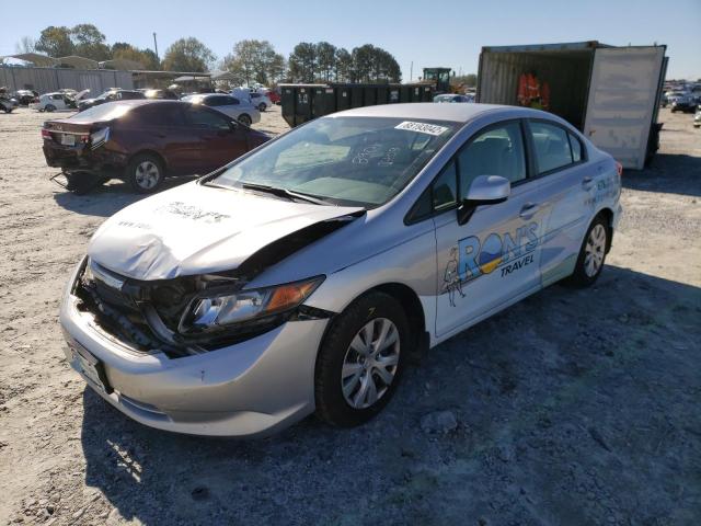 HONDA CIVIC LX 2012 with VIN 19XFB2F5XCE078901 - Photo from auction