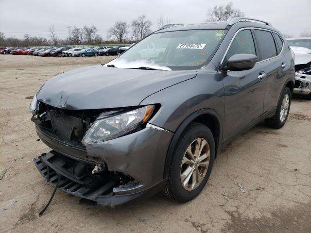 NISSAN ROGUE S 2016 with VIN 5N1AT2MV4GC769828 - Photo from auction
