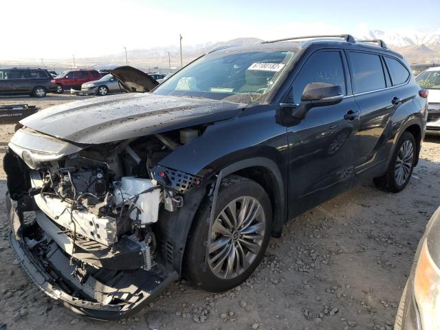 TOYOTA HIGHLANDER 2021 with VIN 5TDFZRBH1MS147101 - Photo from auction