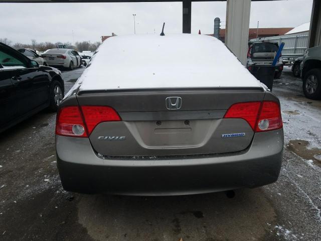 Photo 6 from auction – 2006 HONDA CIVIC HYBR with VIN JHMFA36226S022479