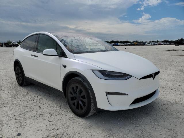 Photo 4 from auction – 2022 TESLA MODEL X with VIN 7SAXCBE67NF353216