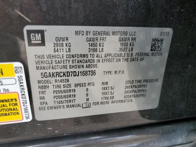 صورة رقم 14 من المزاد - 2013 BUICK ENCLAVE مع VIN 5GAKRCKD7DJ168736