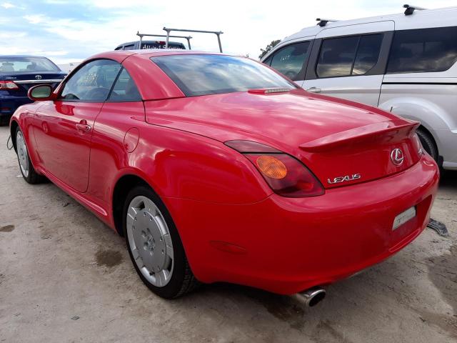 Photo 2 from auction – 2003 LEXUS SC 430 with VIN JTHFN48Y030048839
