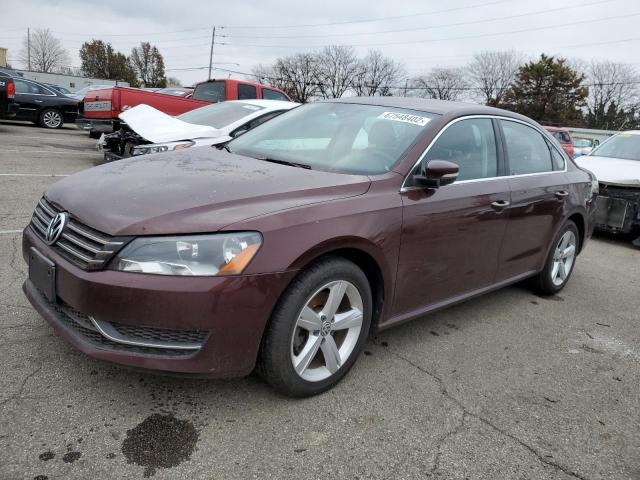 VOLKSWAGEN PASSAT SE 2014 with VIN 1VWBS7A36EC037819 - Photo from auction