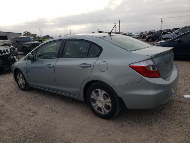 Photo 2 from auction – 2012 HONDA CIVIC HYBR with VIN JHMFB4F21CS005994