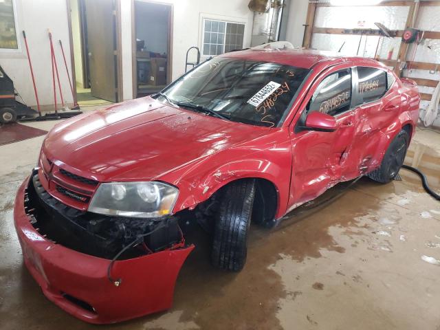 DODGE AVENGER SX 2013 with VIN 1C3CDZCG4DN548224 - Photo from auction