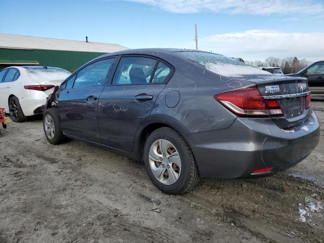 Photo 2 from auction – 2013 HONDA CIVIC LX with VIN 2HGFB2F57DH535283