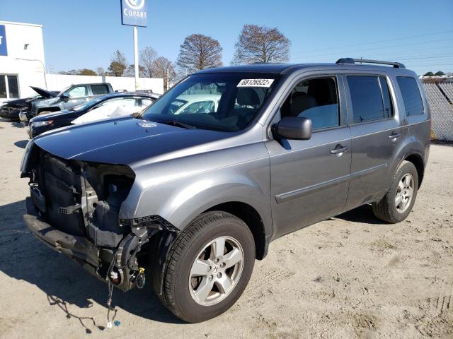 HONDA PILOT EX 2011 with VIN 5FNYF4H41BB081451 - Photo from auction