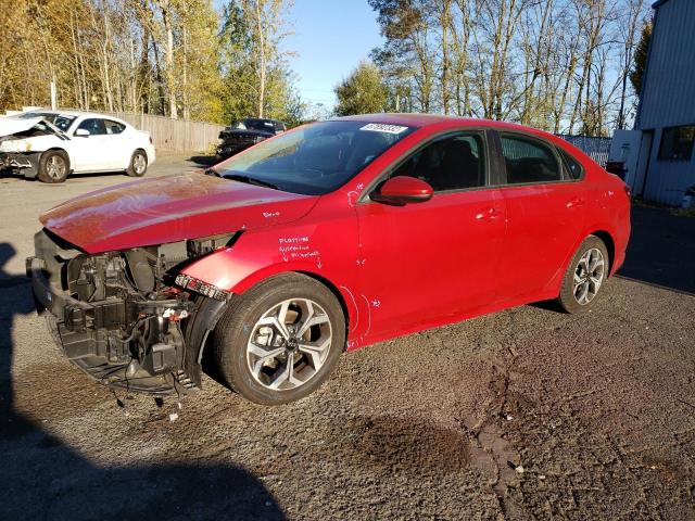 KIA FORTE FE 2021 with VIN 3KPF24AD3ME299851 - Photo from auction