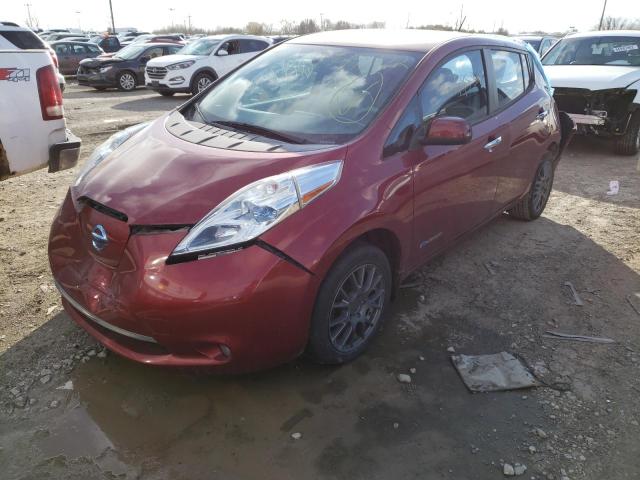 NISSAN LEAF S 2015 with VIN 1N4AZ0CP8FC302748 - Photo from auction