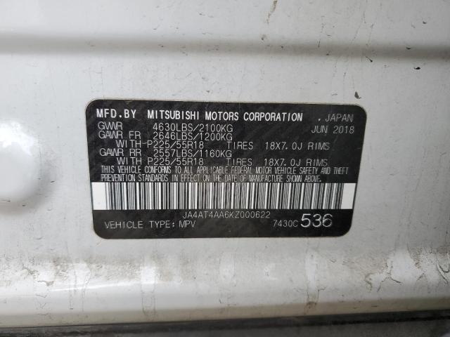 Photo 14 from auction – 2019 MITSUBISHI ECLIPSE CR with VIN JA4AT4AA6KZ000622