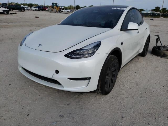 TESLA MODEL Y 2021 con VIN 5YJYGAEE4MF295295 - Foto de la subasta