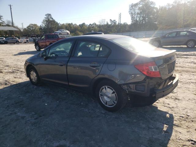 Photo 2 from auction – 2012 HONDA CIVIC HF with VIN 2HGFB2F69CH549483