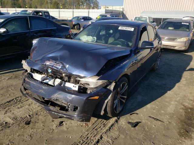 BMW 328 I 2013 with VIN WBA3A5G50DNP26441 - Photo from auction