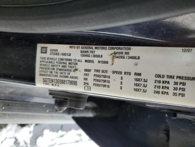Photo 14 from auction – 2008 HUMMER H3 with VIN 5GTEN13E088179098