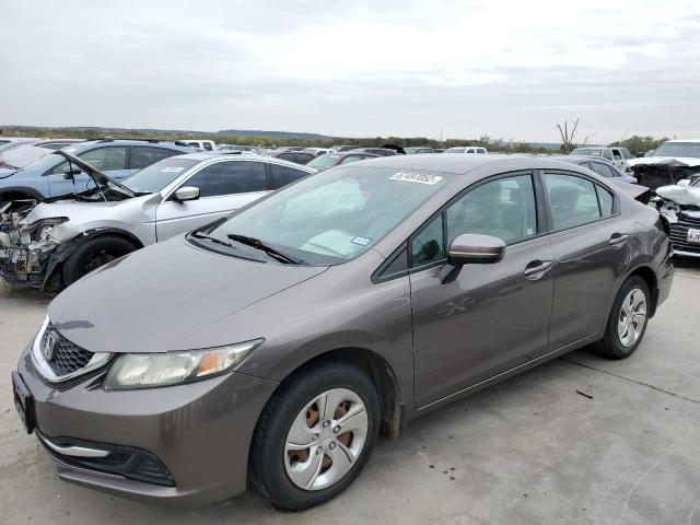 HONDA CIVIC LX 2014 with VIN 19XFB2F59EE015677 - Photo from auction