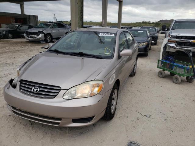 TOYOTA COROLLA CE 2003 with VIN 1NXBR32E93Z011581 - Photo from auction