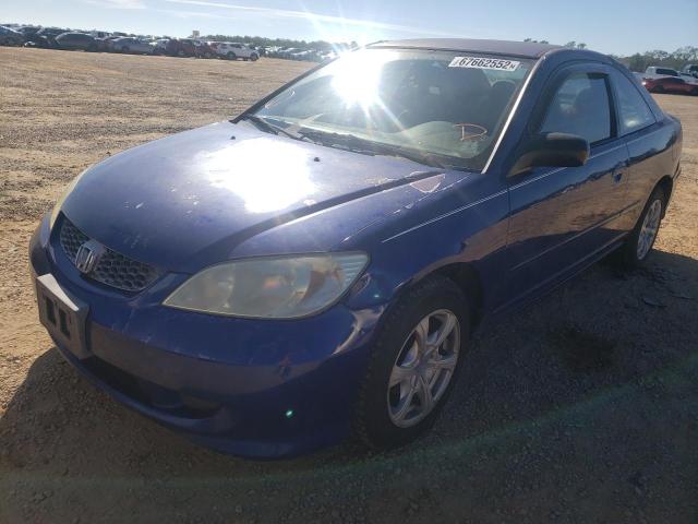 HONDA CIVIC LX 2004 with VIN 1HGEM22574L050382 - Photo from auction