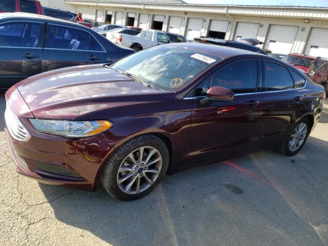 FORD FUSION SE 2017 with VIN 3FA6P0HD4HR272405 - Photo from auction