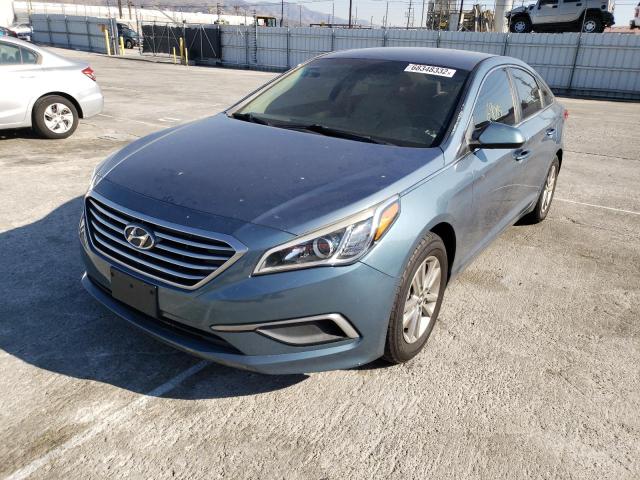 HYUNDAI SONATA SE 2016 with VIN 5NPE24AF8GH369762 - Photo from auction