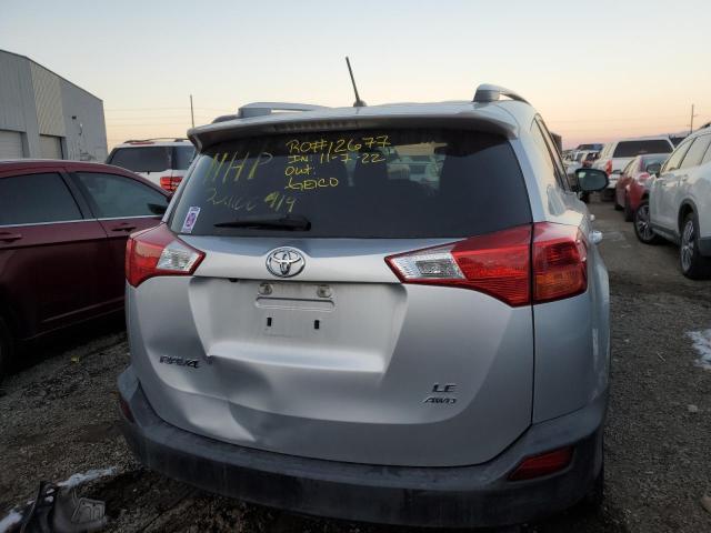 Photo 6 from auction – 2014 TOYOTA RAV4 LE with VIN 2T3BFREV7EW146592