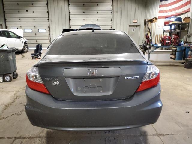 Photo 6 from auction – 2012 HONDA CIVIC HYBR with VIN JHMFB4F28CS005605