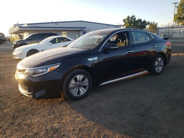 KIA OPTIMA HYB 2017 with VIN KNAGT4LE6H5017479 - Photo from auction