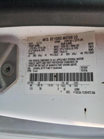 Photo 14 from auction – 2014 FORD TRANSIT CO with VIN NM0LS7F74E1144444