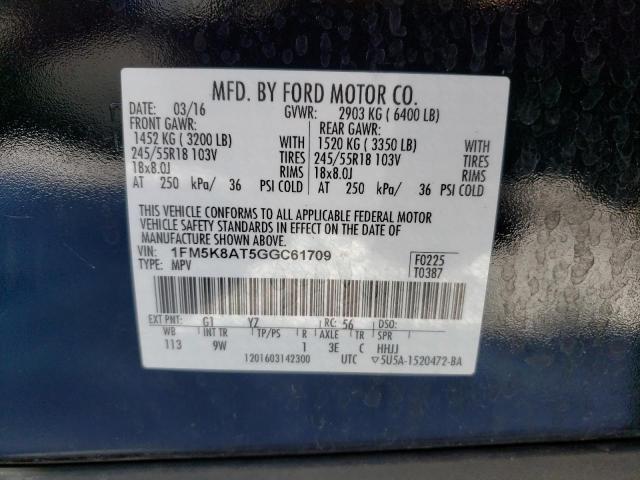 Photo 14 from auction – 2016 FORD EXPLORER P with VIN 1FM5K8AT5GGC61709