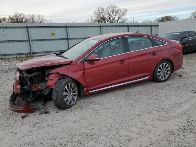 HYUNDAI SONATA SPO 2016 with VIN 5NPE34AF4GH324301 - Photo from auction