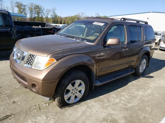 NISSAN PATHFINDER 2005 with VIN 5N1AR18W65C751923 - Photo from auction