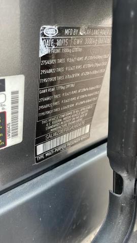 Photo 10 from auction – 2016 LAND ROVER RANGE ROVE with VIN SALWZ2EF0GA560476