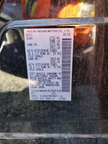 Photo 14 from auction – 2017 NISSAN PATHFINDER with VIN 5N1DR2MNXHC626959