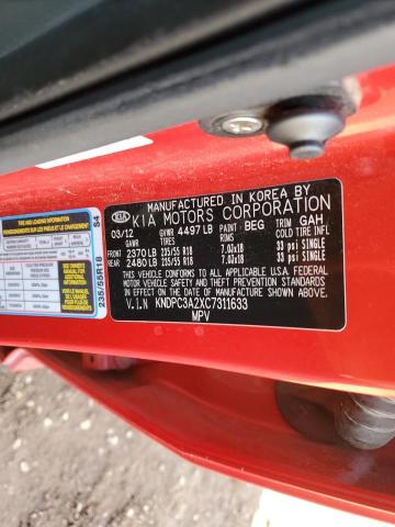 Photo 14 from auction – 2012 KIA SPORTAGE E with VIN KNDPC3A2XC7311633