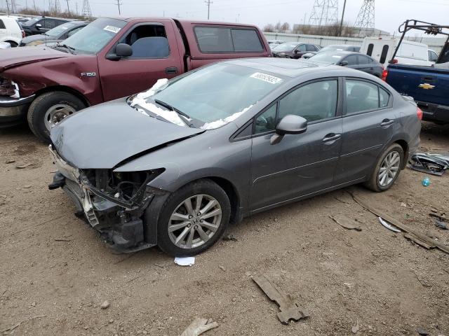 HONDA CIVIC EX 2012 with VIN 19XFB2F81CE010111 - Photo from auction